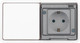 Миниатюра изображения товара Блок выключатель+розетка ЭРА Эксперт 11-7521-01 / Б0063261 (белый)