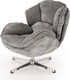 Миниатюра изображения товара Кресло мягкое Halmar Guido (серый/хром)