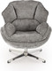 Миниатюра изображения товара Кресло мягкое Halmar Guido (серый/хром)