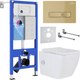 Миниатюра изображения товара Унитаз подвесной с инсталляцией Roxen StounFix Dual Fresh 968095