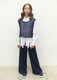 Миниатюра изображения товара Жилет детский Amarobaby Mesh / AB-OD24-KNIT10M/20-140  (синий, р.140)
