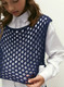 Миниатюра изображения товара Жилет детский Amarobaby Mesh / AB-OD24-KNIT10M/20-140  (синий, р.140)