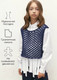 Миниатюра изображения товара Жилет детский Amarobaby Mesh / AB-OD24-KNIT10M/20-140  (синий, р.140)