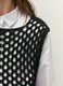 Миниатюра изображения товара Жилет детский Amarobaby Mesh / AB-OD24-KNIT10M/09-128  (черный, р.128)