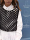 Миниатюра изображения товара Жилет детский Amarobaby Mesh / AB-OD24-KNIT10M/09-128  (черный, р.128)