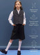Миниатюра изображения товара Жилет детский Amarobaby Study Smart / AB-OD24-SS10/11-140 (серый, р.140)
