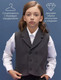 Миниатюра изображения товара Жилет детский Amarobaby Study Smart / AB-OD24-SS10/11-140 (серый, р.140)