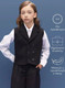 Миниатюра изображения товара Жилет детский Amarobaby Study Smart / AB-OD24-SS10/09-134 (черный, р.134)