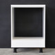 Миниатюра изображения товара Шкаф под духовку Dipriz Д.70088.1 (белый/черный)