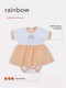 Миниатюра изображения товара Платье для малышей Rant Rainbow С коротким рукавом / 7680 (Peach, 68р.)