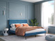 Миниатюра изображения товара Полуторная кровать НК Мебель Novel 140x200 / 26011202 (велюр бирюзовый)
