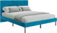 Миниатюра изображения товара Полуторная кровать НК Мебель Novel 140x200 / 26011202 (велюр бирюзовый)