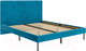 Миниатюра изображения товара Полуторная кровать НК Мебель Novel 140x200 / 26011202 (велюр бирюзовый)