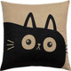 Миниатюра изображения товара Подушка декоративная MATEX Meow. Chubby / 62-035 (кофейный/черный)