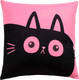Миниатюра изображения товара Подушка декоративная MATEX Meow. Chubby / 62-042 (светло-розовый/черный)