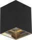 Миниатюра изображения товара Точечный светильник BayerLux Кубик / 9901340 (черный/золото)