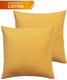 Миниатюра изображения товара Комплект подушек декоративных MATEX Velours / 49-890 (2шт, горчичный)