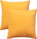 Миниатюра изображения товара Комплект подушек декоративных MATEX Velours / 49-890 (2шт, горчичный)
