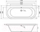 Миниатюра изображения товара Ванна акриловая Lauter Imperia 170x75 / 21080075 (с ножками)