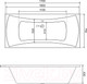 Миниатюра изображения товара Ванна акриловая Lauter Olympia 170x75 / 21100075 (с ножками, лицевым и торцевым экранами)