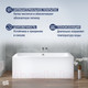 Миниатюра изображения товара Ванна акриловая Lauter Olympia 180x80 / 21100080 (с ножками)