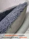 Миниатюра изображения товара Подушка декоративная MATEX Plush Line / 59-288 (темно-серый)
