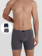 Миниатюра изображения товара Комплект мужских трусов Mark Formelle 411155-2 (р.98-108, темно-серый/гроза)