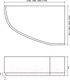 Миниатюра изображения товара Ванна акриловая Lauter Valencia 160x105 / 2102160R (с ножками)