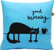 Миниатюра изображения товара Подушка декоративная MATEX Meow. Good Morning / 37-866 (голубой/чернильный)
