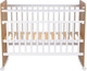 Миниатюра изображения товара Детская кроватка Фея 702 / 0002757.173 (дуб крафт золотой/белый)