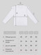 Миниатюра изображения товара Лонгслив детский Amarobaby Ruffle / AB-OD24-R44/00-128 (белый, р.128)
