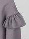 Миниатюра изображения товара Лонгслив детский Amarobaby Ruffle / AB-OD24-R44/11-122 (серый, р.122)