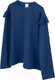 Миниатюра изображения товара Лонгслив детский Amarobaby Ruffle / AB-OD24-R44/20-140 (синий, р.140)