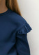 Миниатюра изображения товара Лонгслив детский Amarobaby Ruffle / AB-OD24-R44/20-140 (синий, р.140)