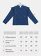Миниатюра изображения товара Лонгслив детский Amarobaby Ruffle / AB-OD24-R44/20-140 (синий, р.140)
