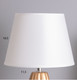 Миниатюра изображения товара Прикроватная лампа Risalux Анеле 10429272 (белый/золото)