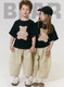 Миниатюра изображения товара Футболка детская Amarobaby Bear / AB-OD24-B33/09-104 (черный, р.104)