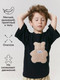Миниатюра изображения товара Футболка детская Amarobaby Bear / AB-OD24-B33/09-104 (черный, р.104)