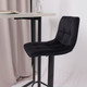 Миниатюра изображения товара Стул барный AksHome Рой GB (Seven 035 черный велюр/черный)