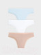 Миниатюра изображения товара Комплект женских трусов Mark Formelle 412281-3 (р.94, персиковый румянец)