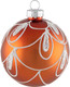 Миниатюра изображения товара Шар новогодний Волшебная страна Бусы SYBLQA-0523145 / 106385 (терракотовый)