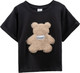 Миниатюра изображения товара Футболка для малышей Amarobaby Bear / AB-OD24-B33/09-98 (черный, р.98)
