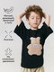 Миниатюра изображения товара Футболка для малышей Amarobaby Bear / AB-OD24-B33/09-98 (черный, р.98)