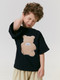 Миниатюра изображения товара Футболка для малышей Amarobaby Bear / AB-OD24-B33/09-98 (черный, р.98)