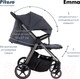 Миниатюра изображения товара Детская прогулочная коляска Pituso Emma / ET6 (черный)