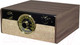 Миниатюра изображения товара Проигрыватель виниловых пластинок Alive Audio Fusion Dark Wood c Bluetooth и FM-радио / FSN-01-DW