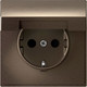 Миниатюра изображения товара Розетка Systeme (Schneider) Electric ArtGallery GAL000646 (мокко)