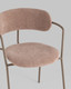 Миниатюра изображения товара Стул Stool Group Дженни (букле бежевый/каркас бежево-серый матовый)
