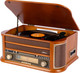 Миниатюра изображения товара Проигрыватель виниловых пластинок Alive Audio Oldtimer Wood с FM-приемником / AA-OLD-01-WD