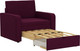 Миниатюра изображения товара Кресло-кровать Bravo Мебель Марлин 800 Стандарт 8 вариант (фуксия)